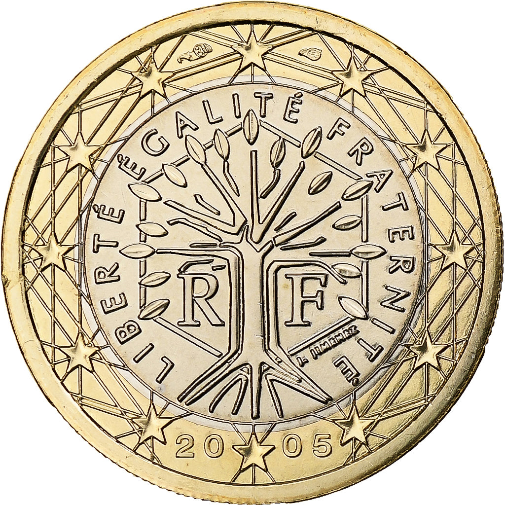 Francia, Euro, 2005, MDP, Série BU, SPL+, Bi-metallico, KM:1288