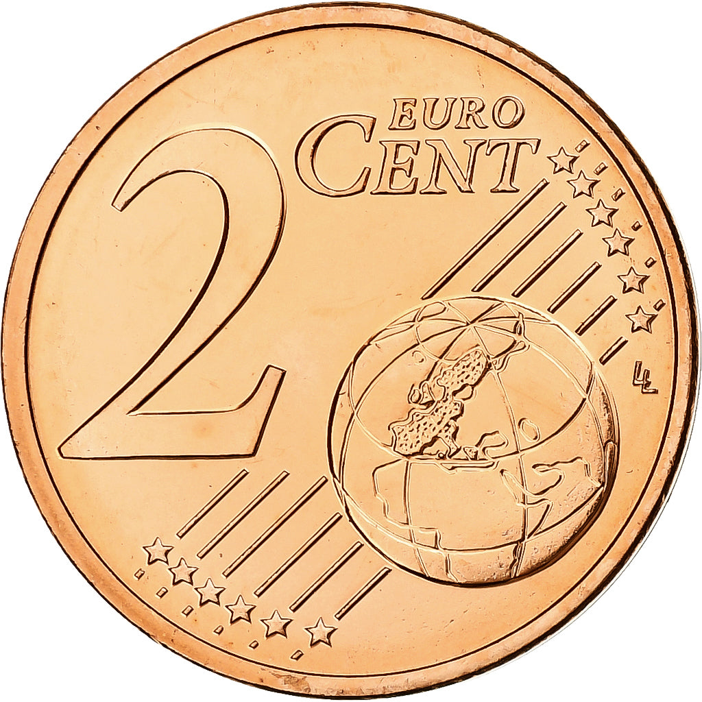 Francja, 2 Euro Cent, 2006, MDP, Série BU, MS(64), Miedź platerowana stalą