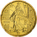 Frankrijk, 20 Euro Cent, 2006, MDP, Série BU, UNC, Nordic gold, KM:1286