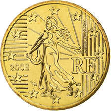 France, 50 Euro Cent, 2006, MDP, Série BU, SPL+, Or nordique, KM:1287