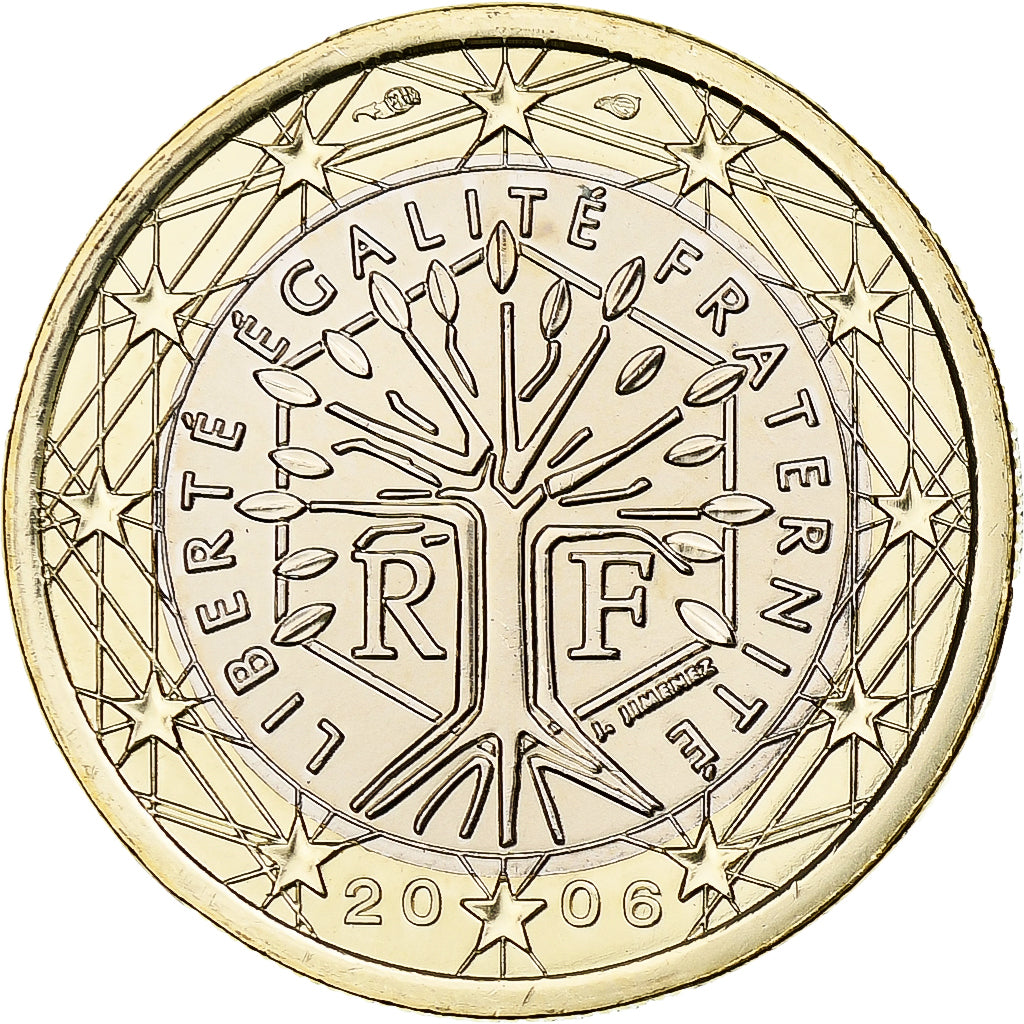 France, Euro, 2006, MDP, Série BU, SPL+, Bimétallique, KM:1288