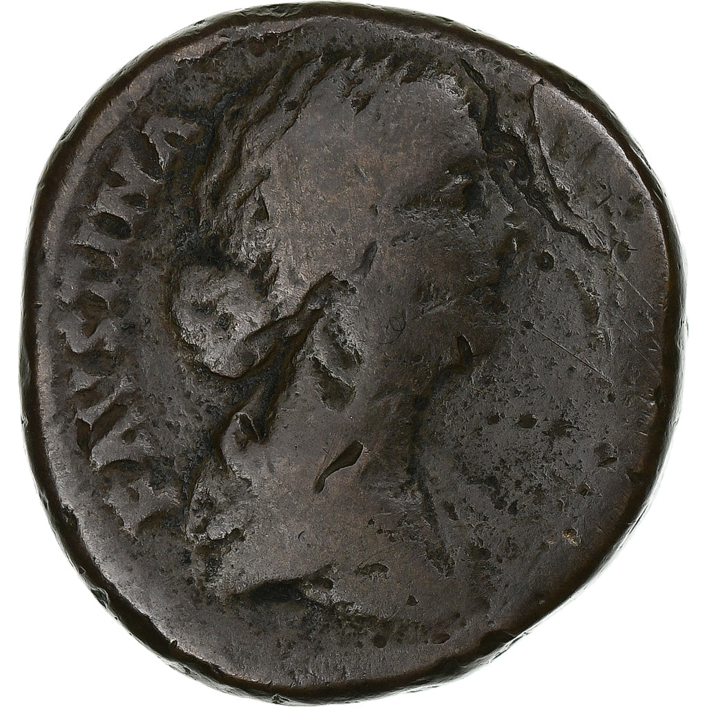 Faustina II, Sestertius, 161-176, Rome, Bronze, F(12-15), RIC:1642