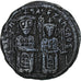 Leo VI and Alexander, Follis, 886-912, Constantinople, Cobre, AU(50-53)