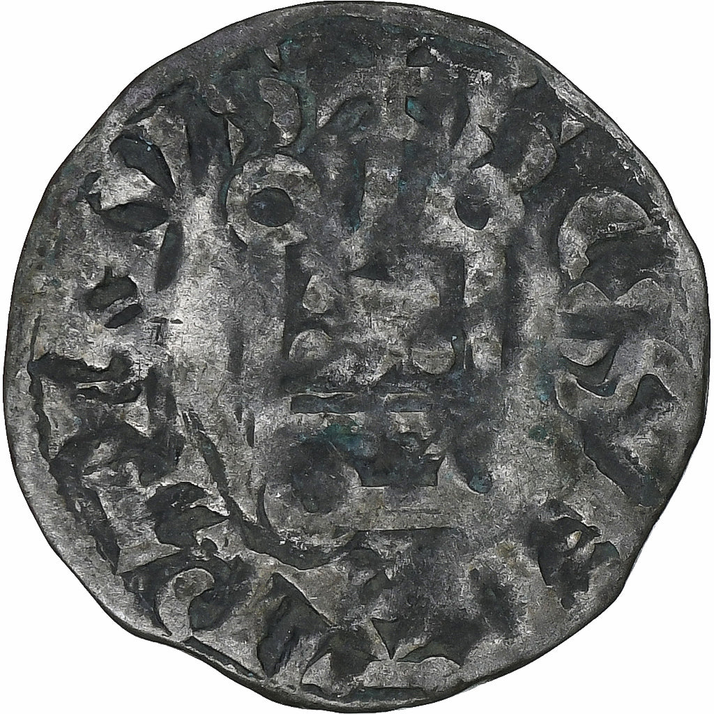 France, Philip II, Denier, 1180-1223, Saint-Martin de Tours, Silver, VF(20-25)