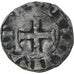 Francia, Philip II, Denier, 1180-1223, Saint-Martin de Tours, Plata, BC+
