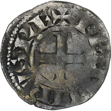 Francia, Philip II, Denier, 1180-1223, Saint-Martin de Tours, Plata, BC