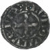 Francia, Louis VIII-IX, Denier Tournois, 1223-1244, Vellón, BC+, Duplessy:187
