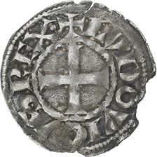 Frankrijk, Louis VIII-IX, Denier Tournois, 1223-1244, Billon, ZF, Duplessy:187