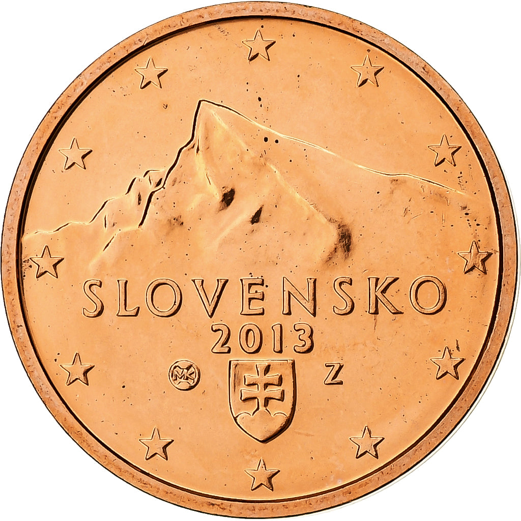 Slovaquie, 2 Euro Cent, 2013, Kremnica, BU, FDC, Cuivre plaqué acier, KM:96