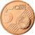 Eslovaquia, 5 Euro Cent, 2013, Kremnica, BU, FDC, Cobre chapado en acero, KM:97