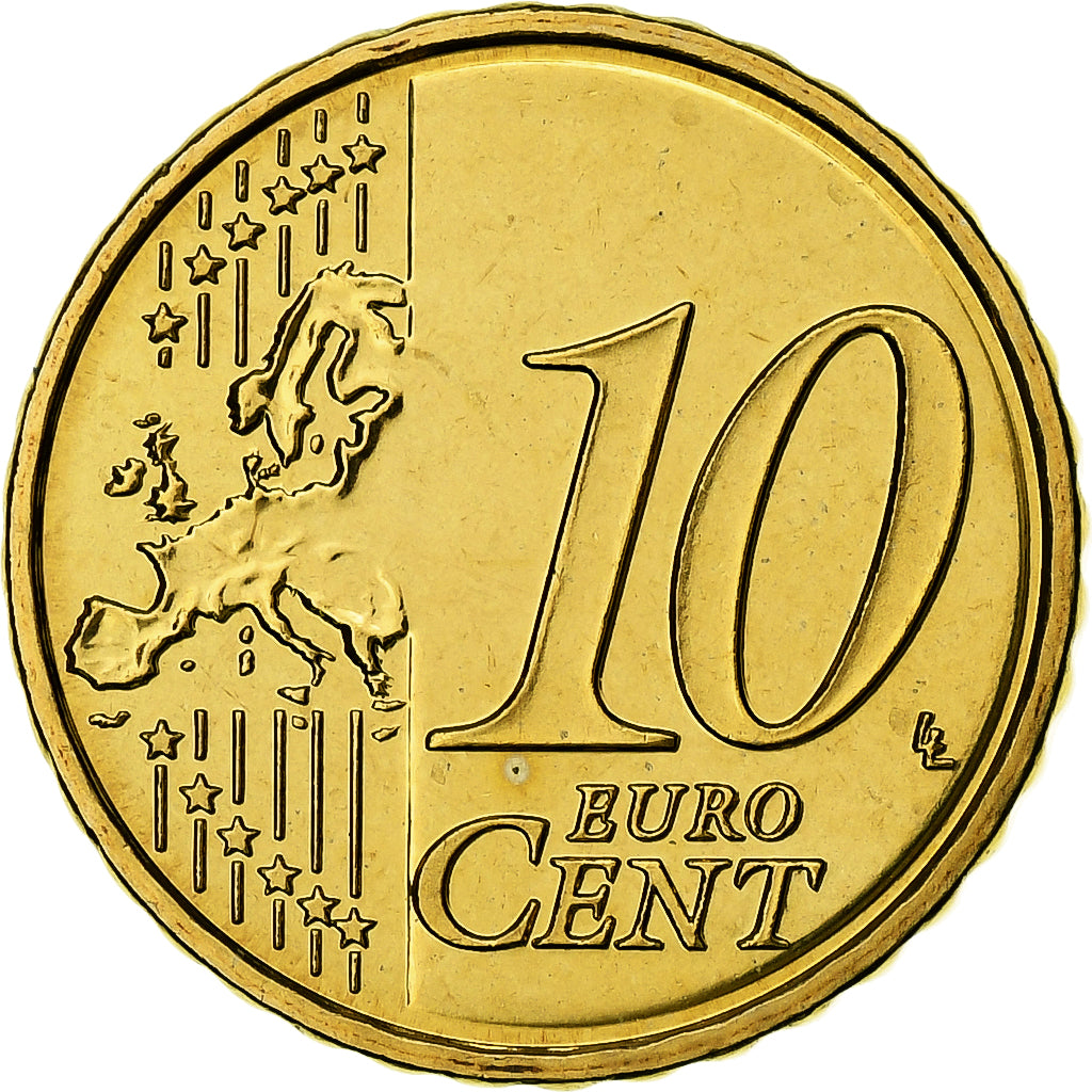 Slovakia, 10 Euro Cent, 2013, Kremnica, BU, MS(65-70), Nordic gold, KM:98