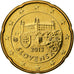 Slowakei, 20 Euro Cent, 2013, Kremnica, BU, STGL, Nordic gold, KM:99