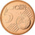Eslováquia, 5 Euro Cent, 2010, Kremnica, BU, MS(65-70), Aço Cromado a Cobre