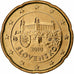 Slowakije, 20 Euro Cent, 2010, Kremnica, BU, FDC, Nordic gold, KM:99