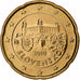Slovaquie, 20 Euro Cent, 2010, Kremnica, BU, FDC, Or nordique, KM:99