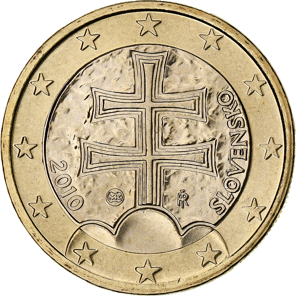 Slowakei, Euro, 2010, Kremnica, BU, STGL, Bi-Metallic, KM:101
