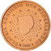 Netherlands, Beatrix, Euro Cent, 2007, Utrecht, BU, MS(64), Copper Plated Steel