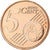 Netherlands, Beatrix, 5 Euro Cent, 2007, Utrecht, BU, MS(64), Copper Plated