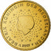 Holandia, Beatrix, 50 Euro Cent, 2007, Utrecht, BU, MS(64), Nordic gold, KM:239