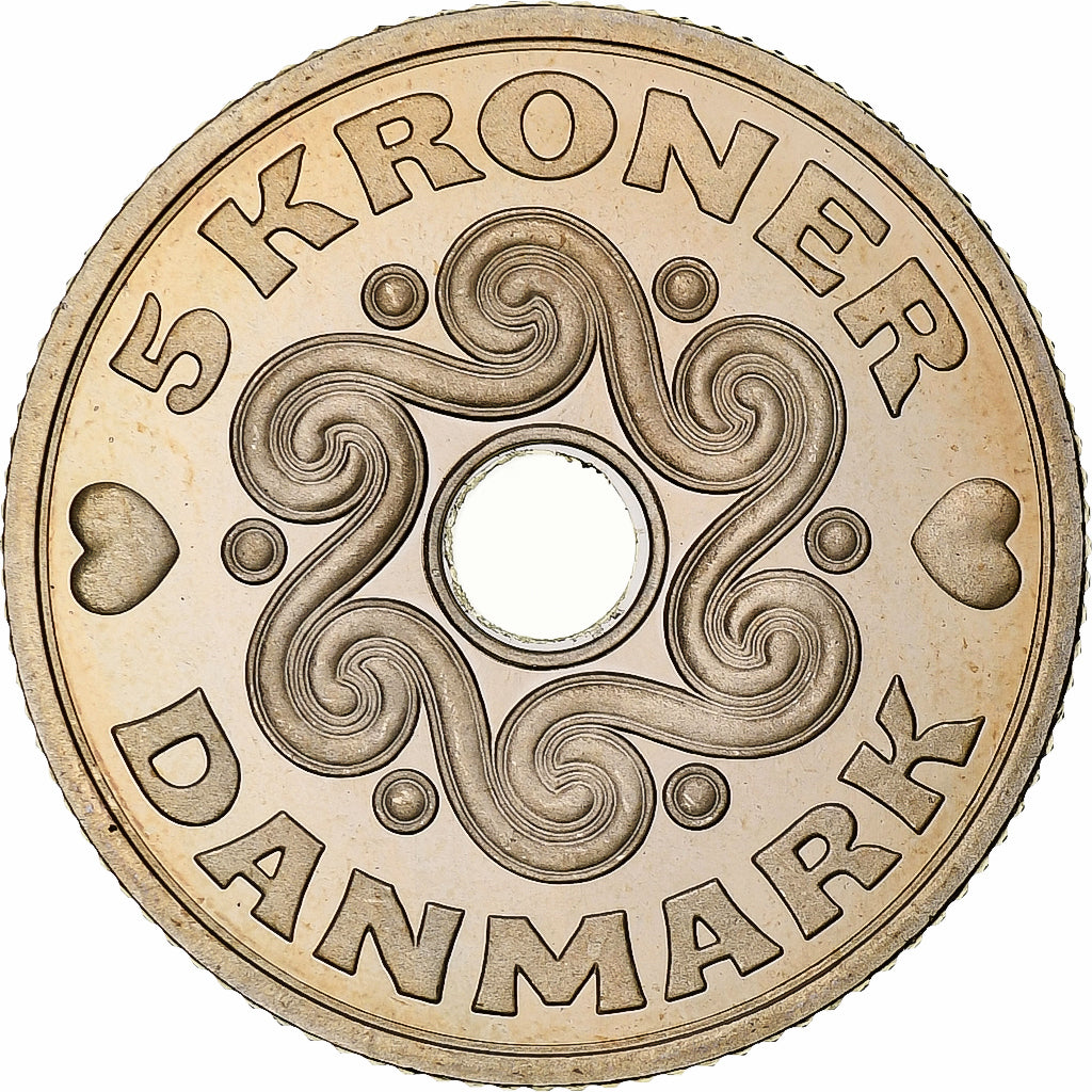 Danemark, Margrethe II, 5 Kroner, 2005, Copenhagen, Cupro-nickel, SPL+, KM:869