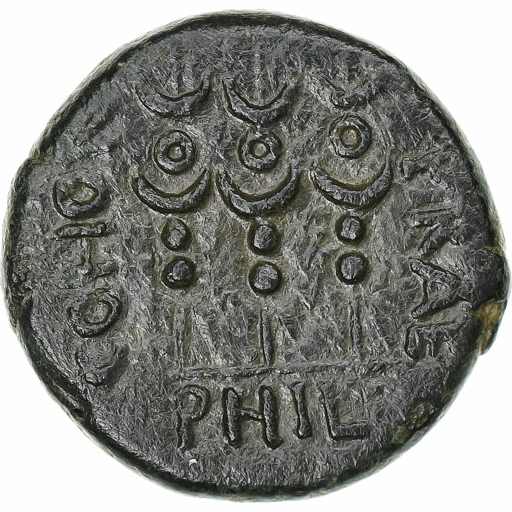 Macedonia, time of Claudius to Nero, Æ, 41-68, Philippi, Bronzo, BB+, RPC:1651