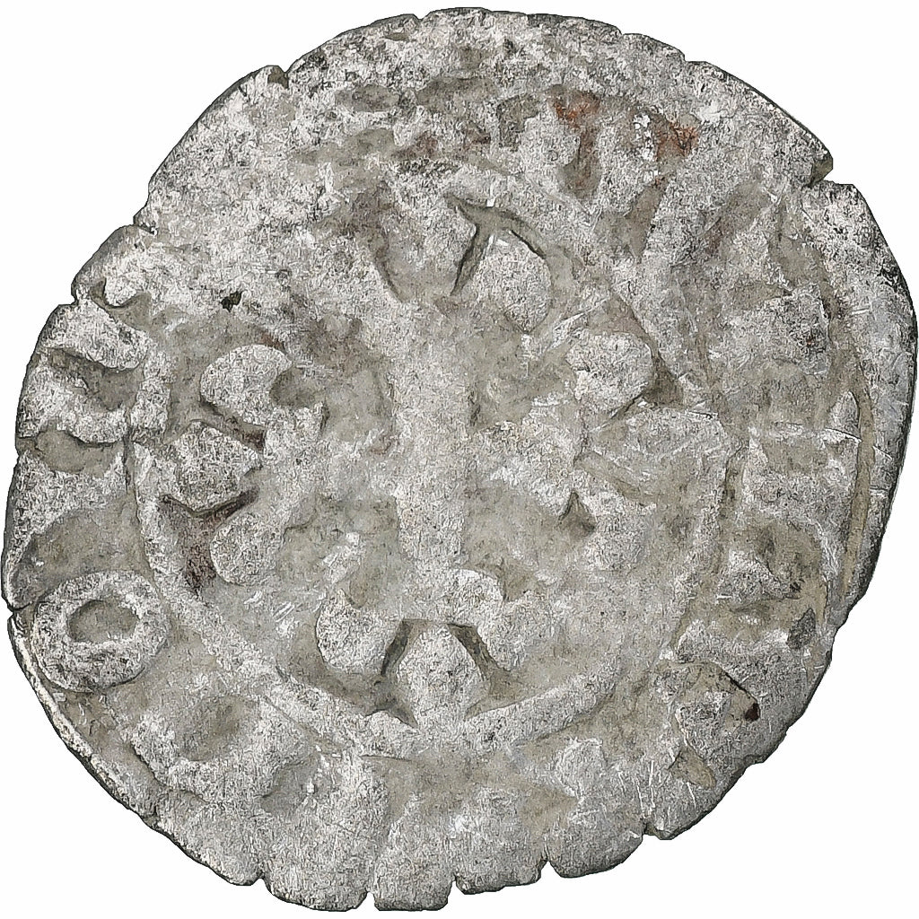 França, Philippe VI, Double Parisis, 1328-1350, Lingote, VF(20-25)
