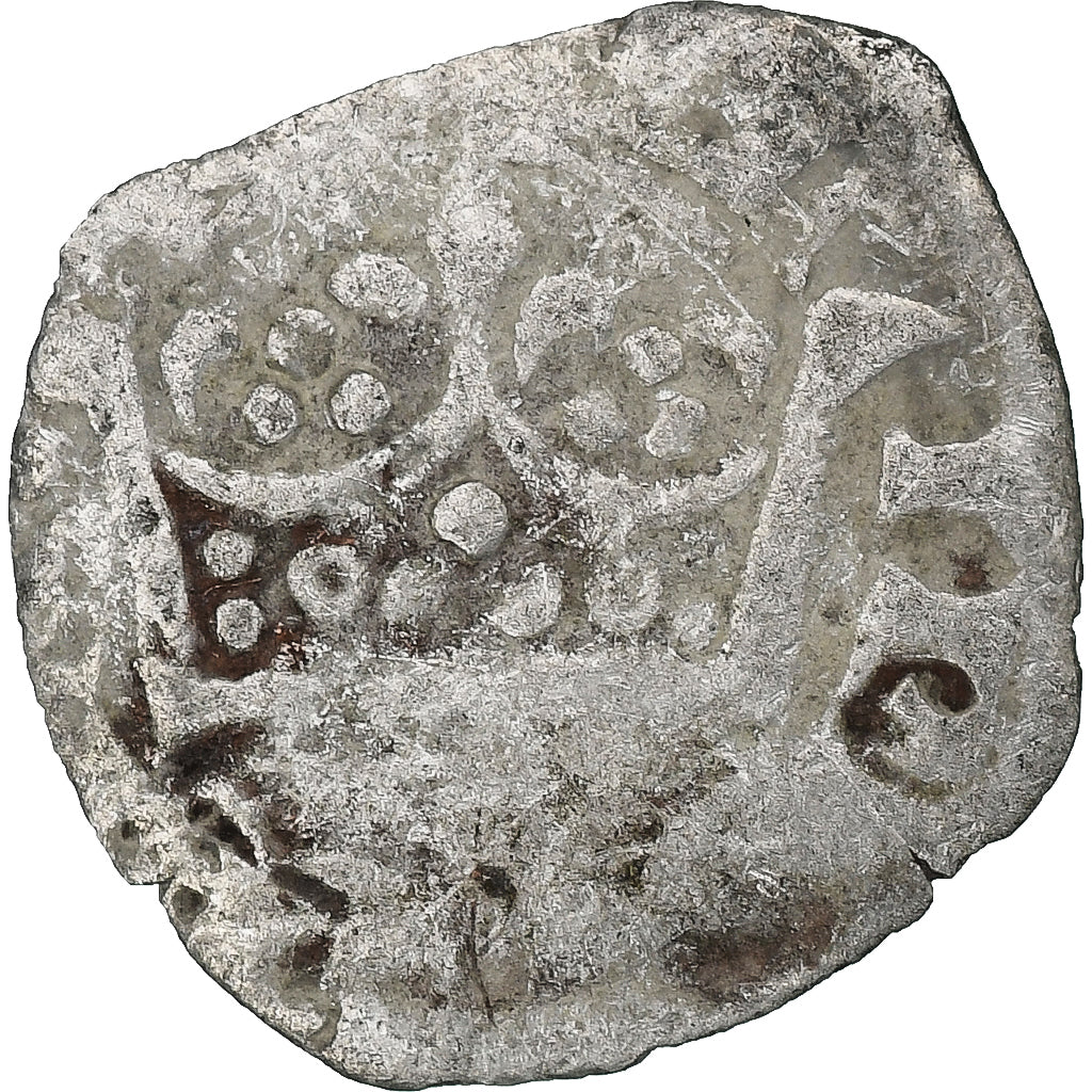 Francia, Philippe VI, Double Parisis, 1328-1350, Vellón, BC, Duplessy:266