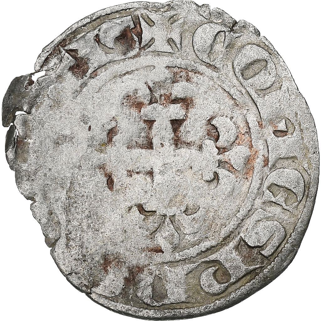 Francia, Piémont, Robert d'Anjou, Double Parisis, 1309-1343, Cunéo, Vellón