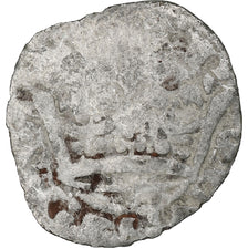 França, Charles IV, Double Parisis, 1323-1328, Lingote, VF(20-25)