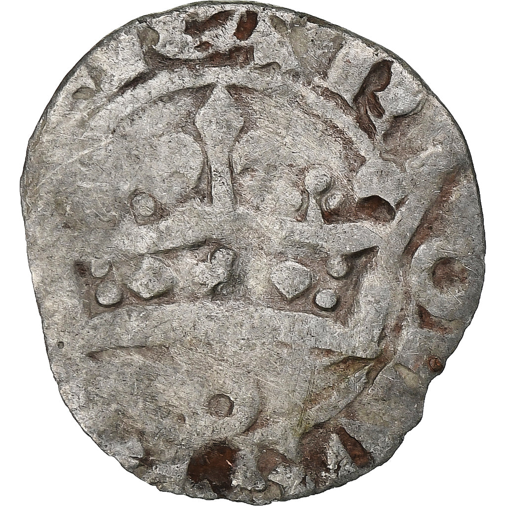 Francia, Charles IV, Double Parisis, 1323-1328, Biglione, MB, Duplessy:244b