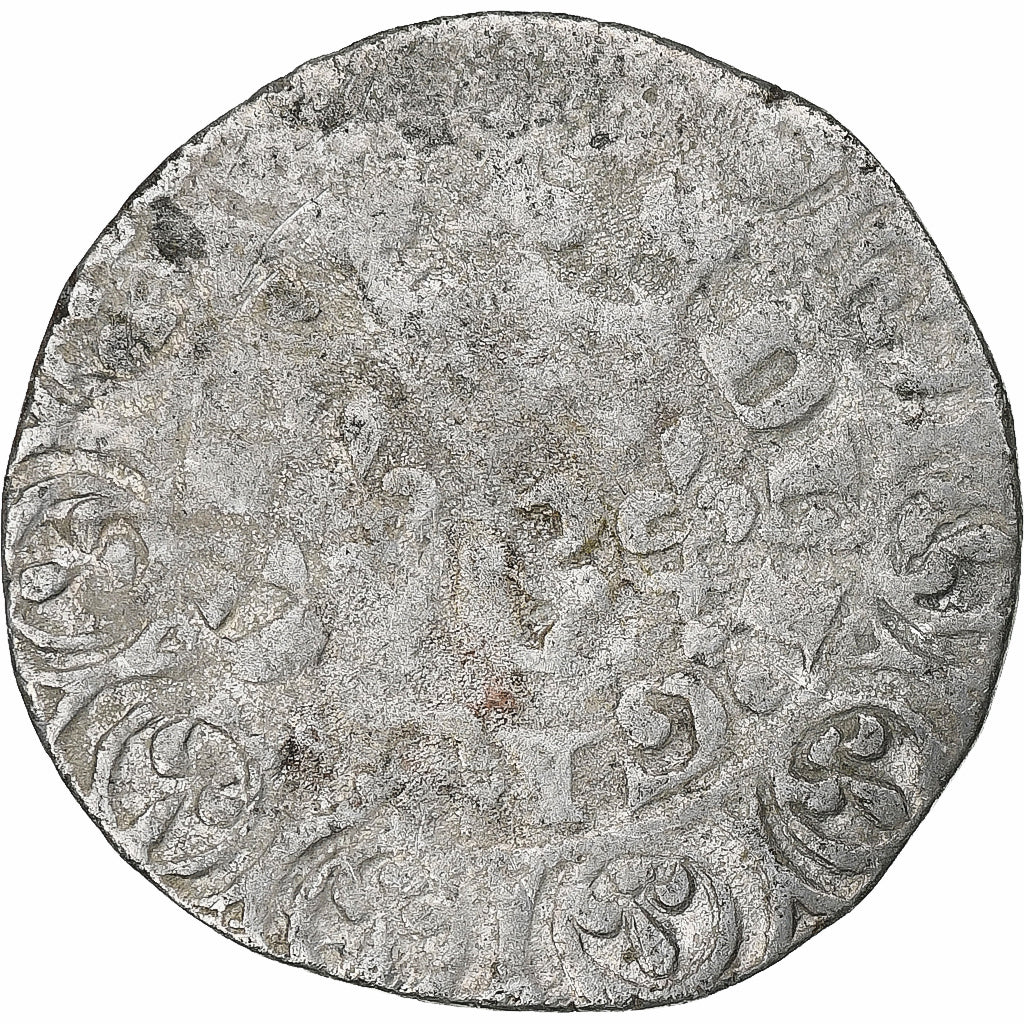 Frankreich, Charles V, Blanc au K, 1365-1380, Billon, S+, Duplessy:363