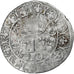 France, Charles V, Blanc au K, 1365-1380, Billon, TB+, Duplessy:363
