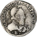Francja, Henri III, Teston, 1575, Rouen, Contemporary forgery, Bilon, VF(20-25)