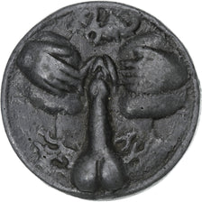 Frankreich, betaalpenning, Jeton érotique, module de 5 Francs, 1873, SS, Lead