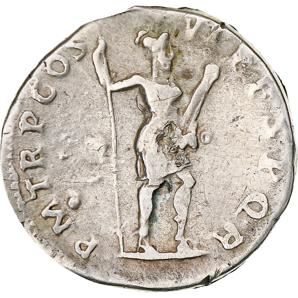 Trajan, Denarius, 114-117, Rome, Prata, VF(30-35), RIC:353