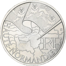 France, 10 Euro, Haute-Normandie, 2010, Paris, SPL, Argent