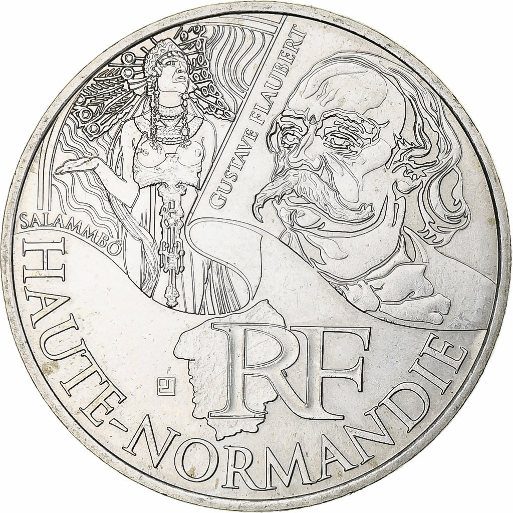 France, 10 Euro, Haute-Normandie, 2012, Paris, SPL, Argent