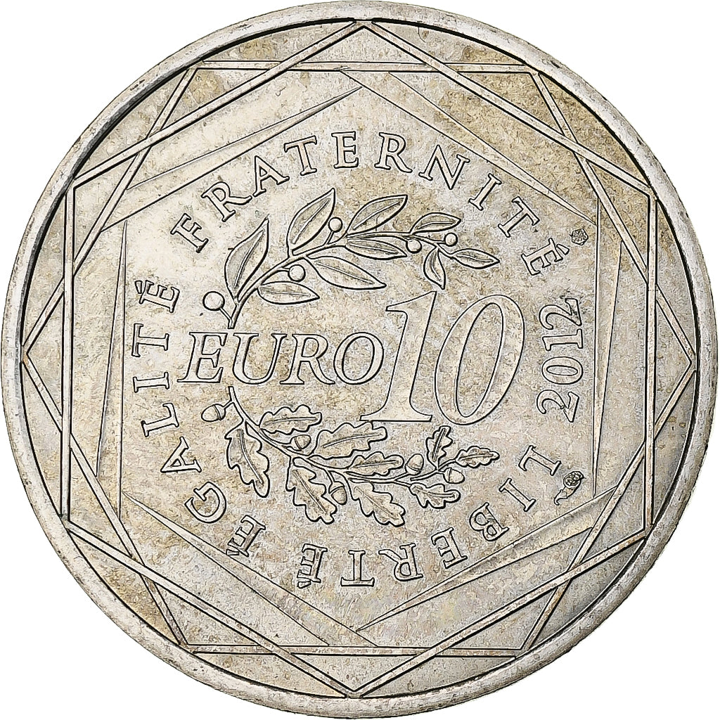 France, 10 Euro, Haute-Normandie, 2012, Paris, SPL, Argent