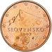 Slowakije, Euro Cent, 2009, Kremnica, UNC, Copper Plated Steel, KM:95