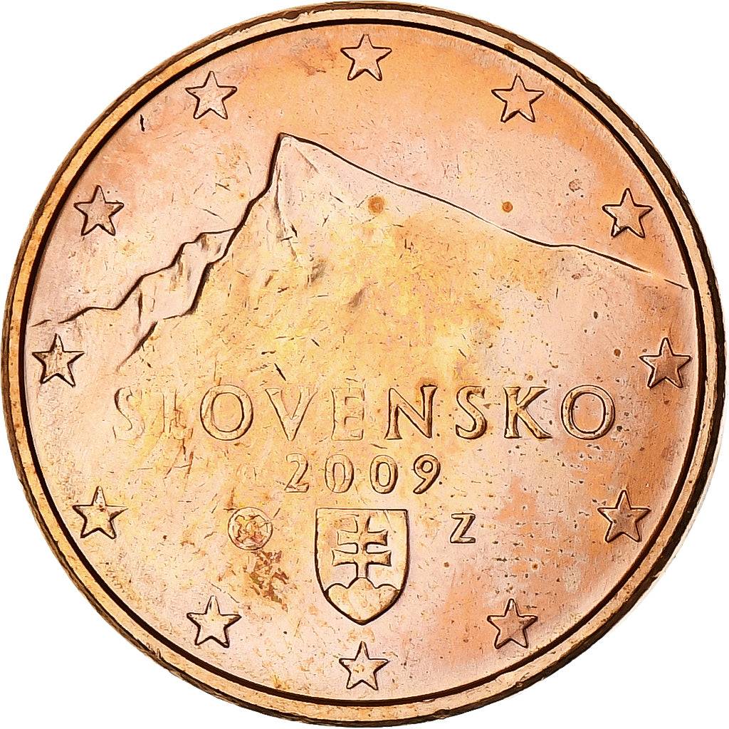 Slovaquie, 5 Euro Cent, 2009, Kremnica, SPL+, Cuivre plaqué acier, KM:97