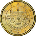 Slovaquie, 20 Euro Cent, 2009, Kremnica, SPL+, Or nordique, KM:99
