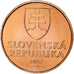 Eslováquia, 50 Halierov, 2007, Kremnica, Aço Cromado a Cobre, MS(64), KM:35