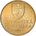 Slowakei, 1 Koruna, 2007, Kremnica, Copper Plated Bronze, UNZ+, KM:12