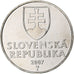 Slowakei, 2 Koruna, 2007, Kremnica, Nickel plated steel, UNZ+, KM:13