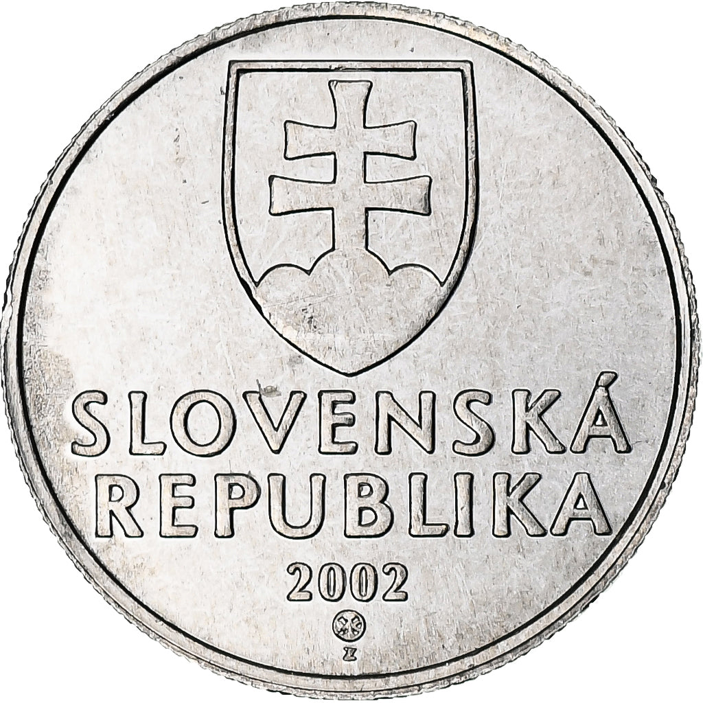 Eslovaquia, 20 Halierov, 2002, Kremnica, Aluminio, SC+, KM:18