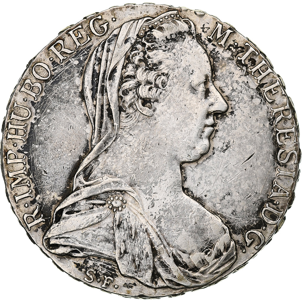 Autriche, Maria Theresa, Thaler, 1780, Vienna, Refrappe, Argent, SUP