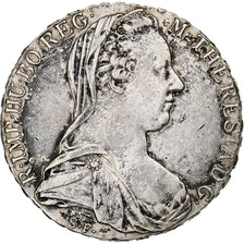 Autriche, Maria Theresa, Thaler, 1780, Vienna, Refrappe, Argent, SUP