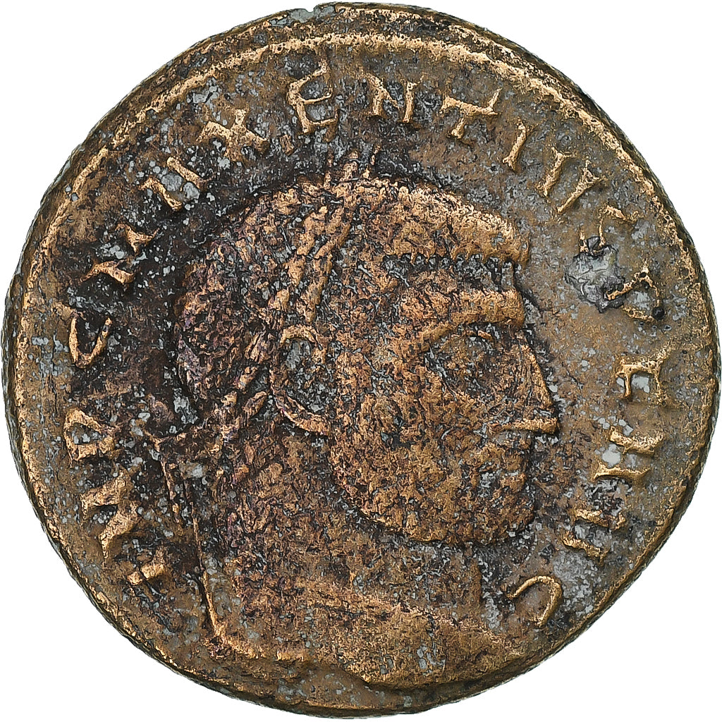 Maxence, Follis, 308-310, Rome, Bronzen, FR+, RIC:210