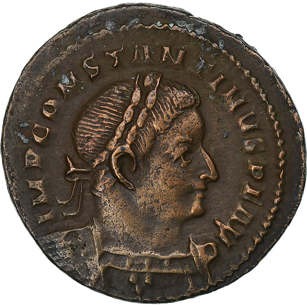 Constantijn I, Follis, 307-310, London, Bronzen, ZF+, RIC:111