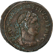 Constantine I, Follis, 307-308, Treveri, Bronzo, BB+, RIC:772a